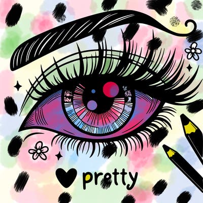 pretty eye