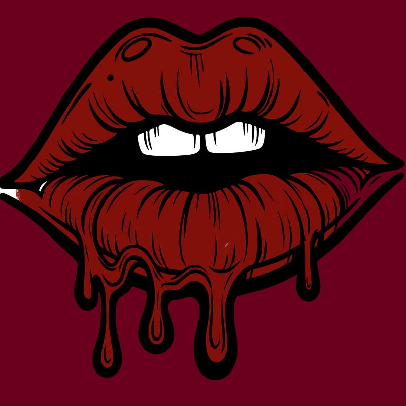 lips that look realistic and drip