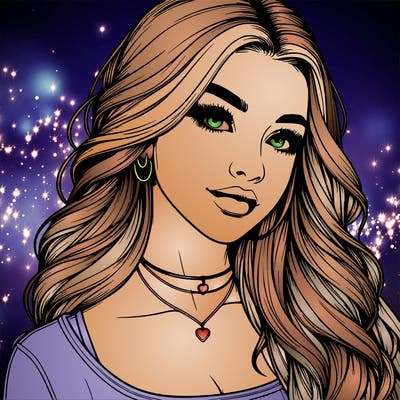 detailed realistic girl