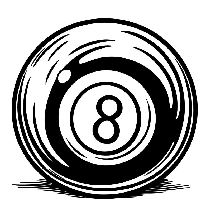 floating magic 8 ball