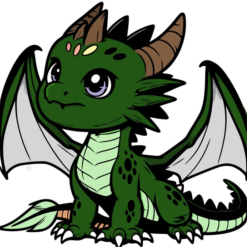 fierce baby night dragon