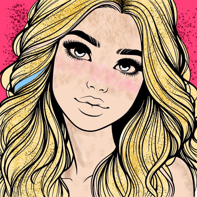 beautiful realistic girl