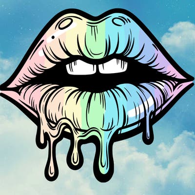 lips that look realistic and drip