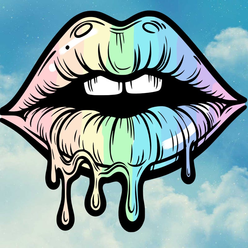 lips that look realistic and drip