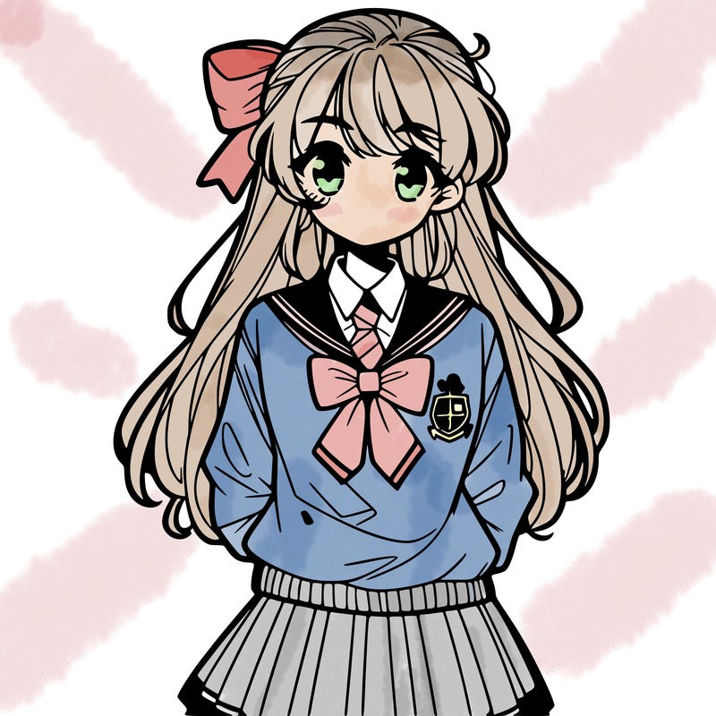 preppy anime girl