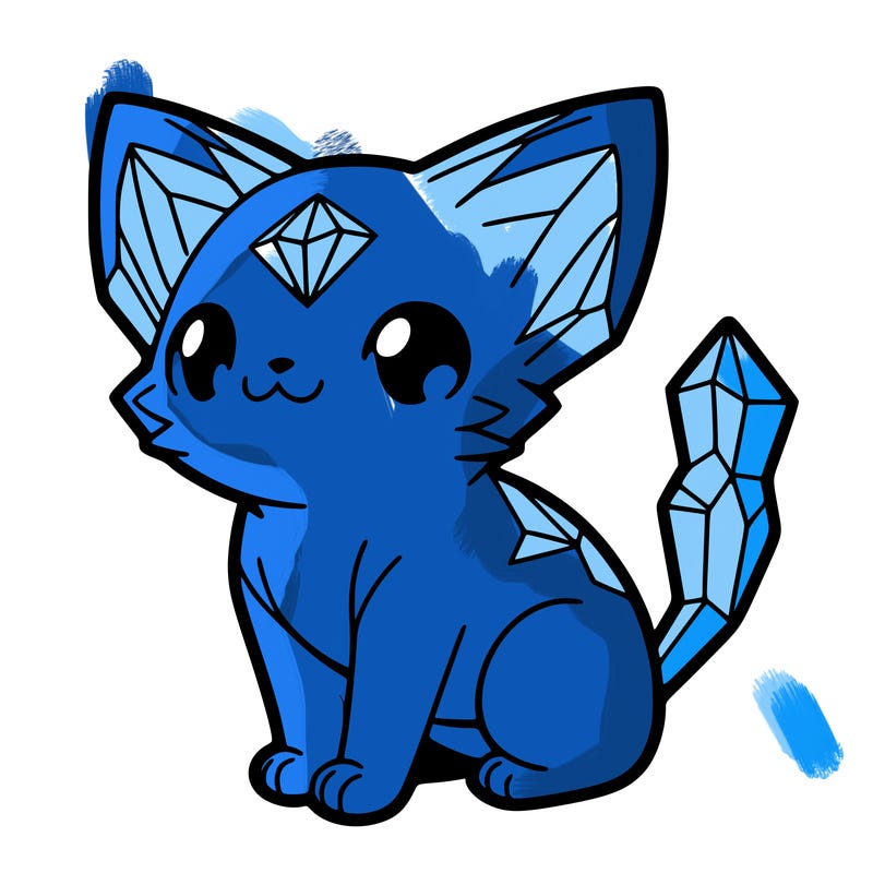 crystal kitten