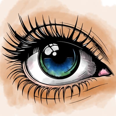 realistic eye