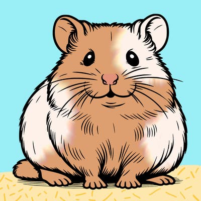 realistic hamster