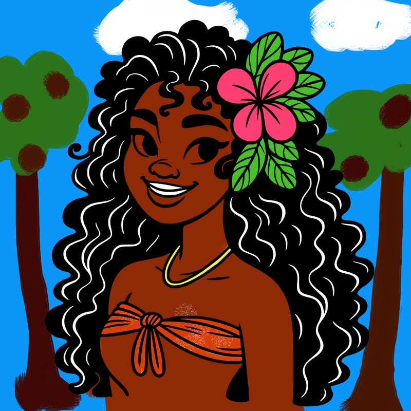 hawaiian black woman