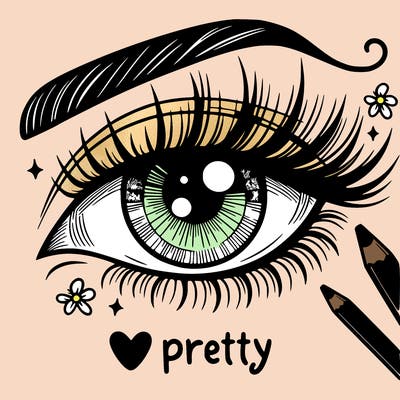 pretty eye