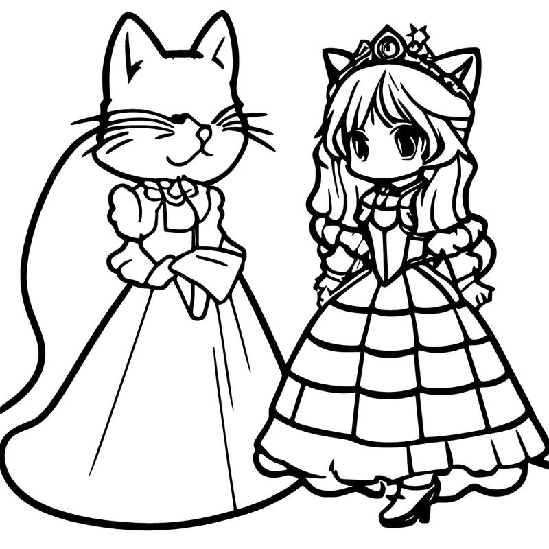 manga cat and princess