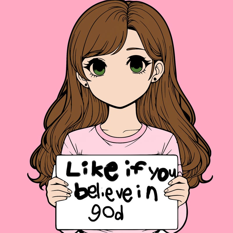 realistic girl holding a sign