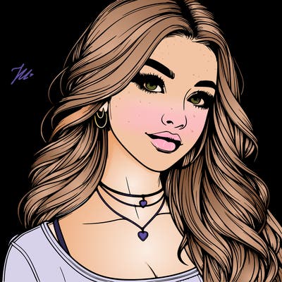 detailed realistic girl