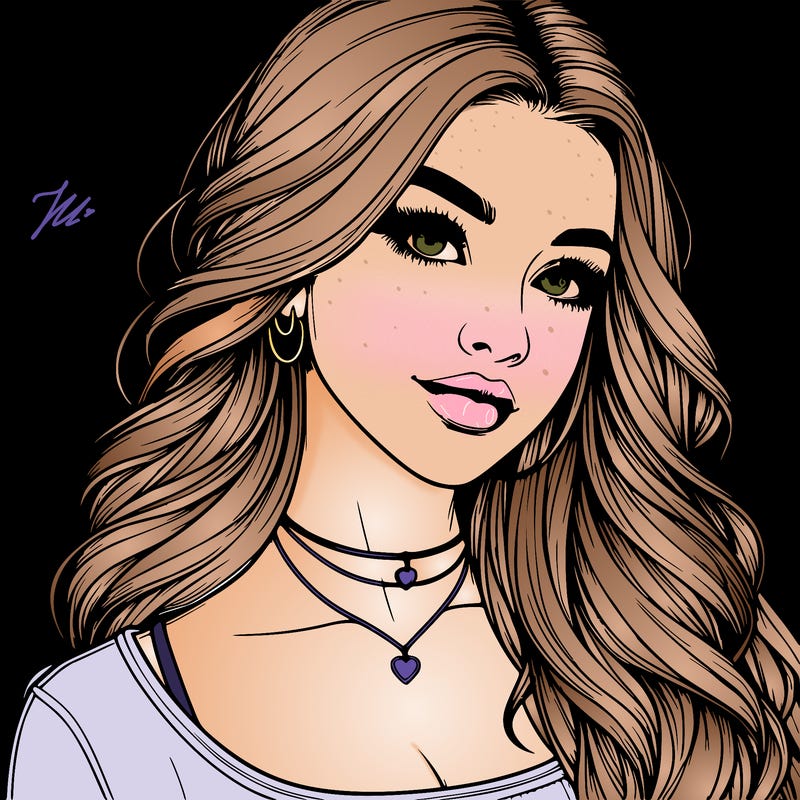 detailed realistic girl