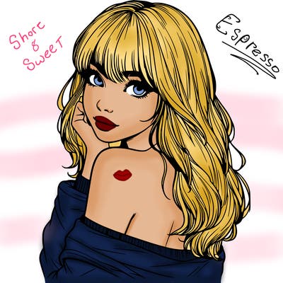 realistic girl with bangs looking over her shoulder