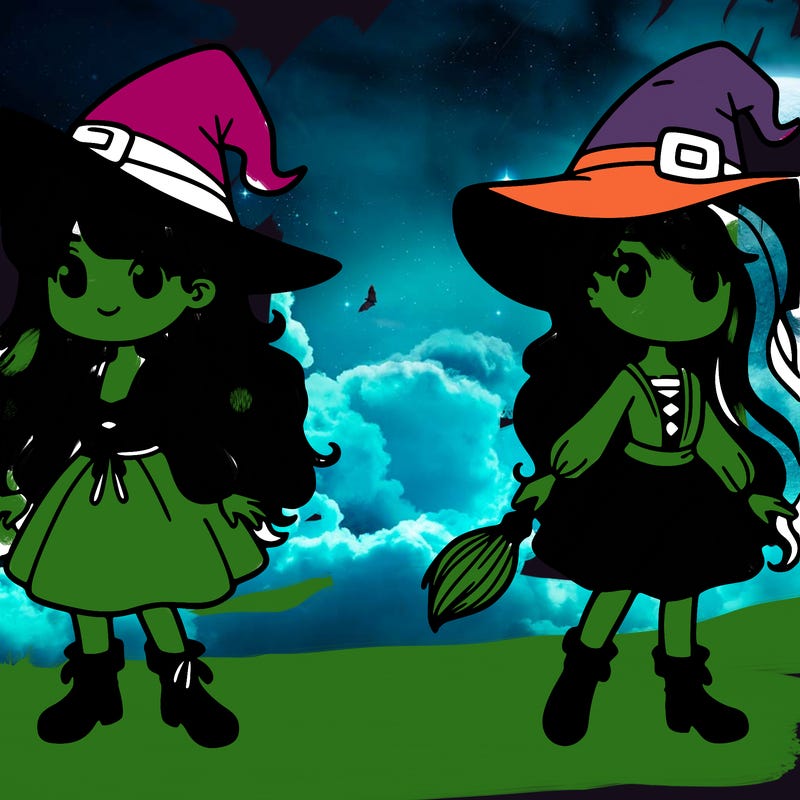 alphabet and glenda from wicked