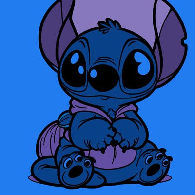 stitch in cat costume