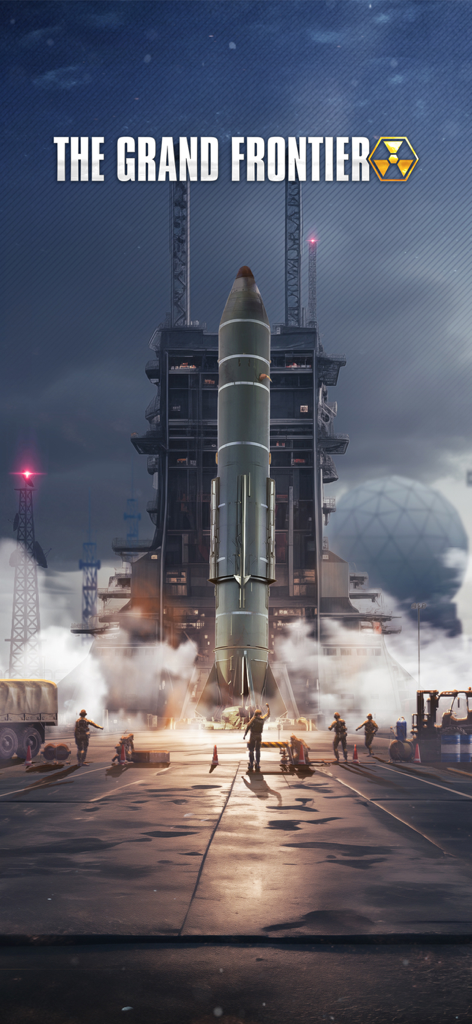 Atomrakete auf einer Startrampe in The Grand Frontier