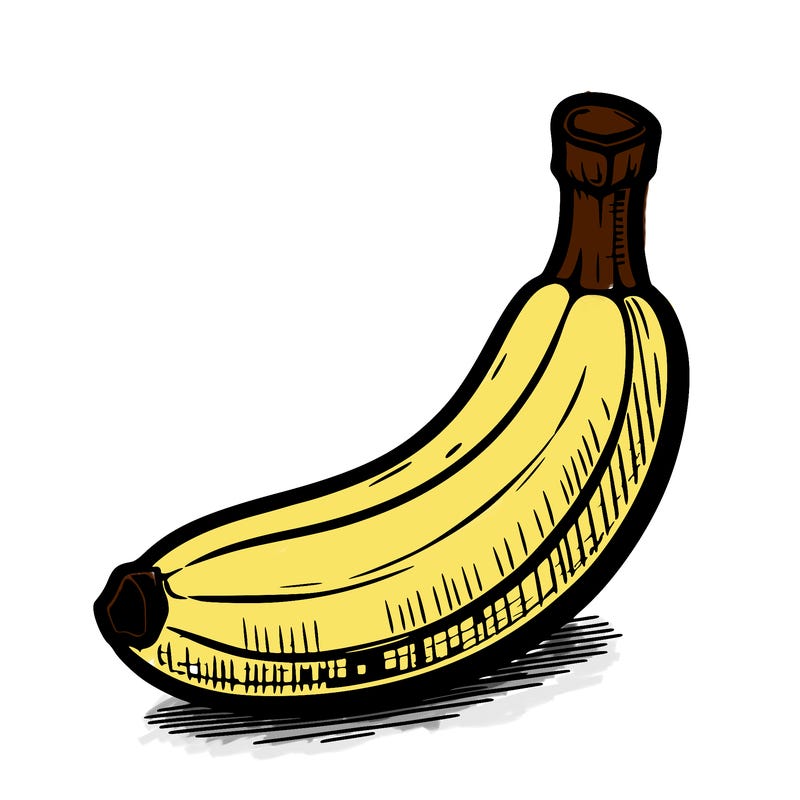 a single banana
