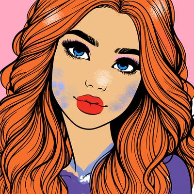 beautiful realistic girl