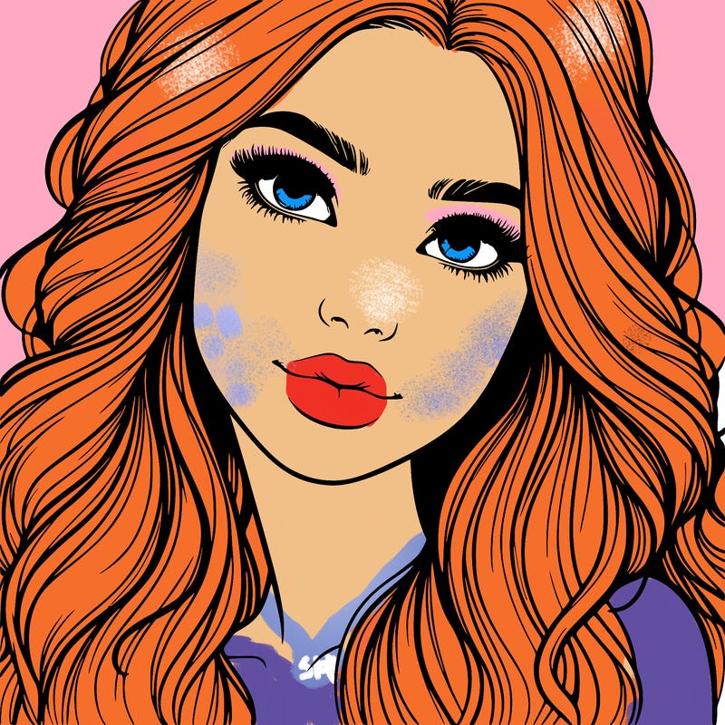 beautiful realistic girl