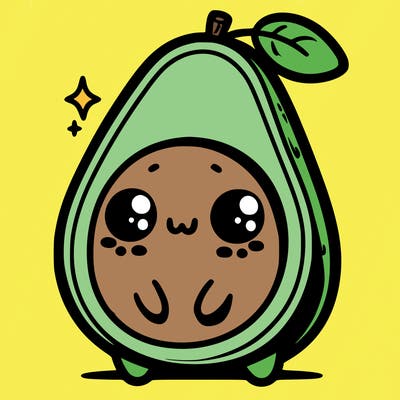 cute avocado