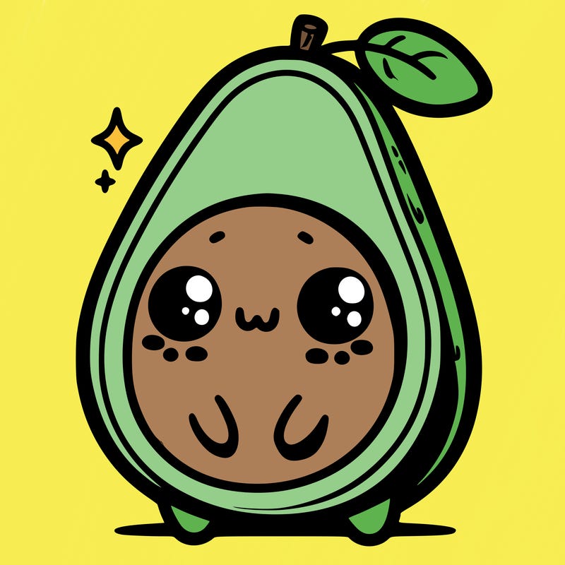 cute avocado