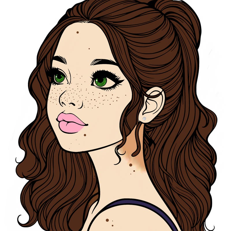 beautiful realistic girl