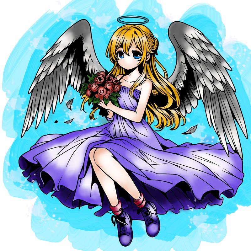 manga angel realistic