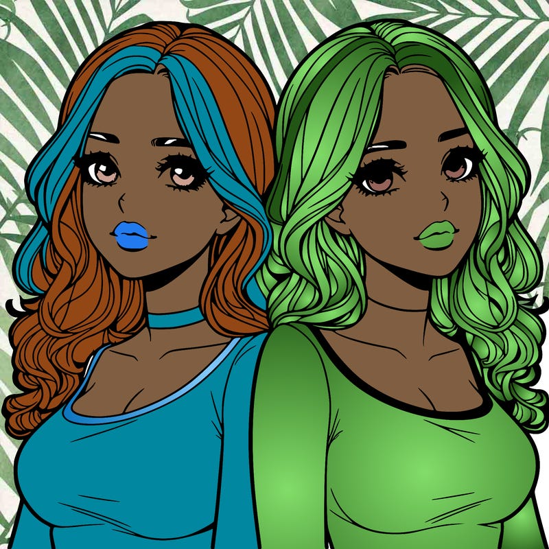 realistic twin sisters