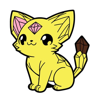 crystal kitten