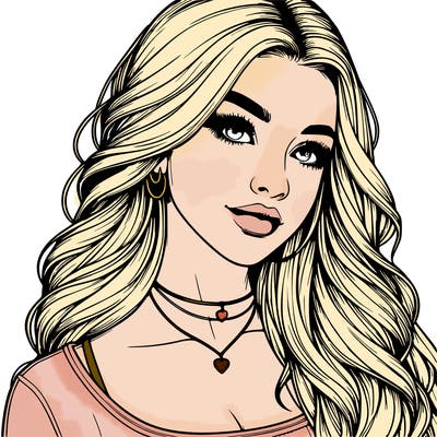 detailed realistic girl