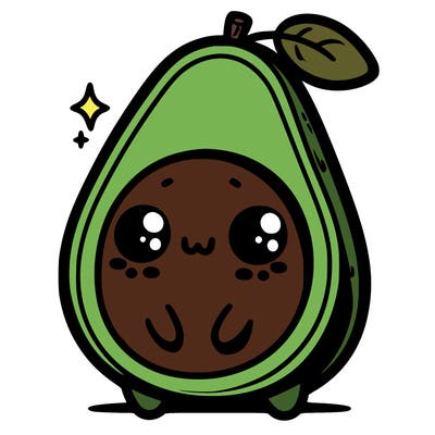cute avocado