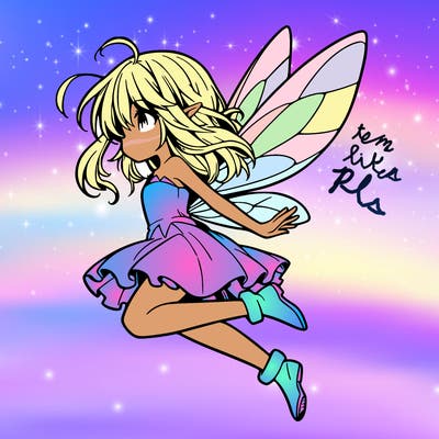 manga fairy flying