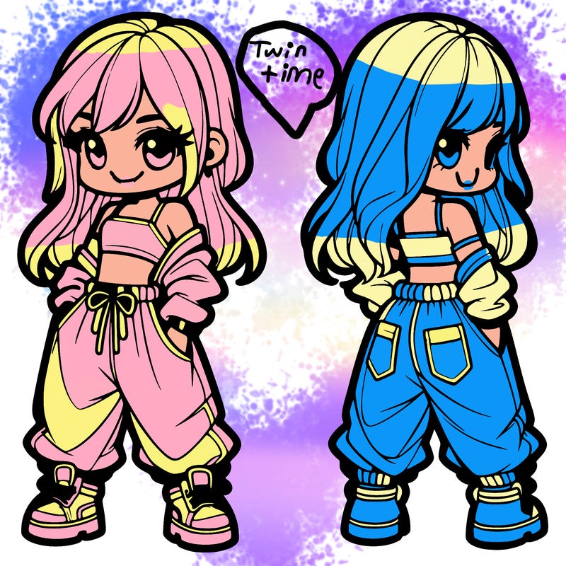 girl in crop top and baggy pants