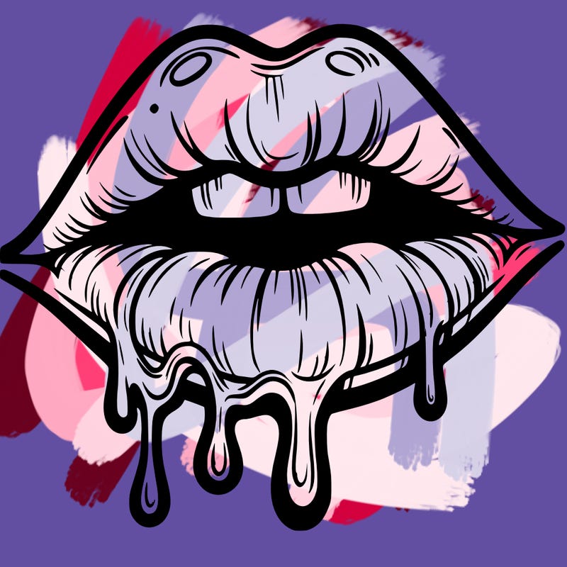 lips that look realistic and drip