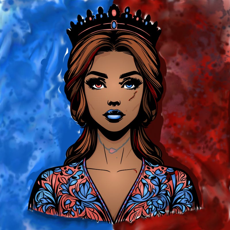 realistic beautiful queen