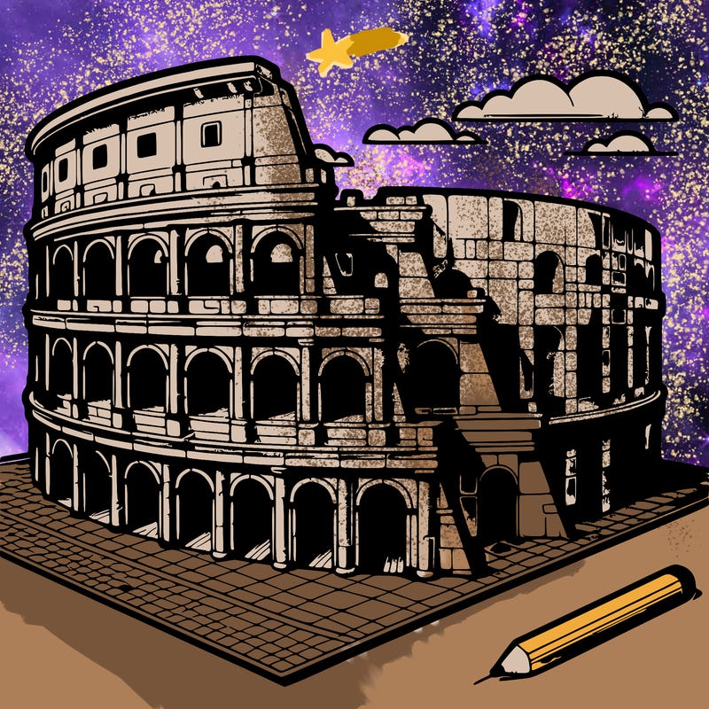colosseum in 3d