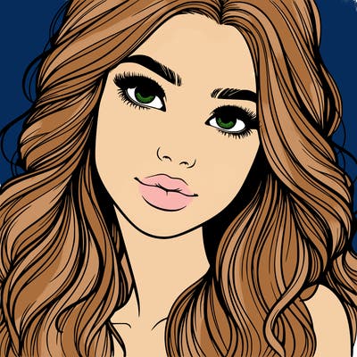 beautiful realistic girl