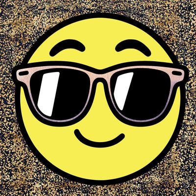 emoji with sunglasses