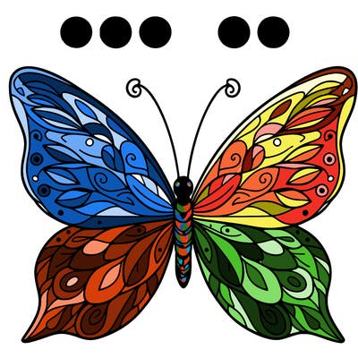 beautiful delicate, perfect, complex, butterfly