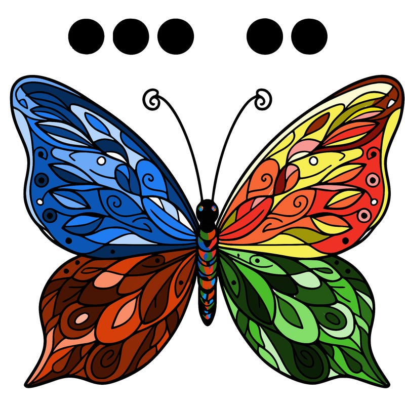 beautiful delicate, perfect, complex, butterfly