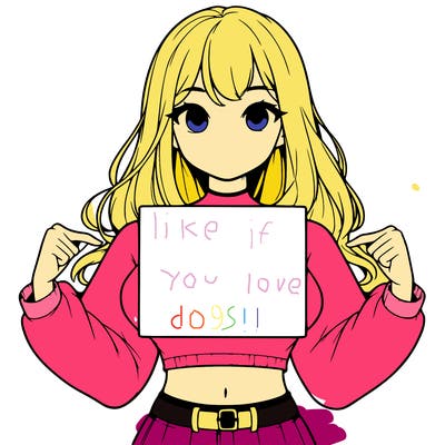 girl holding a blank sign in a long sleeve crop top