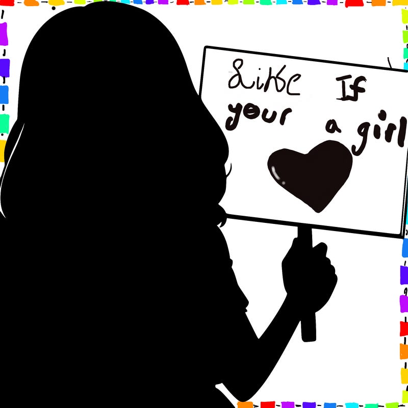 realistic pretty girl holding blank sign