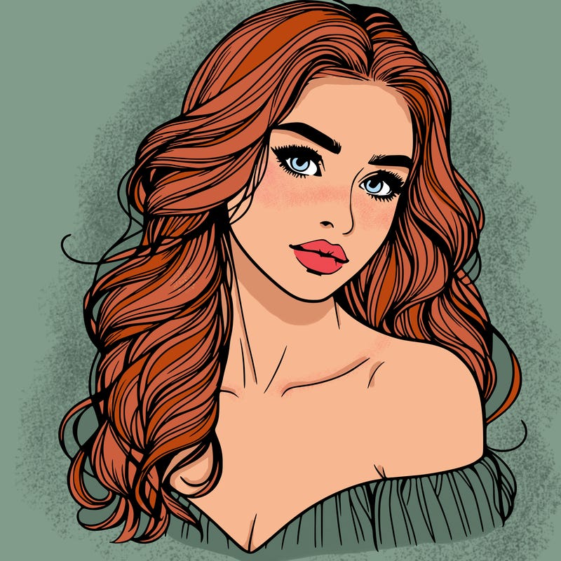 beautiful realistic girl