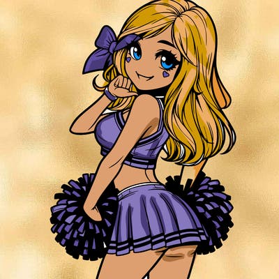 realistic cheerleader