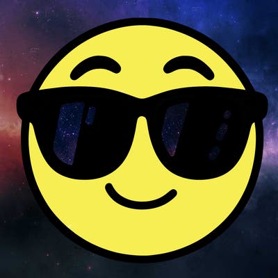 emoji with sunglasses