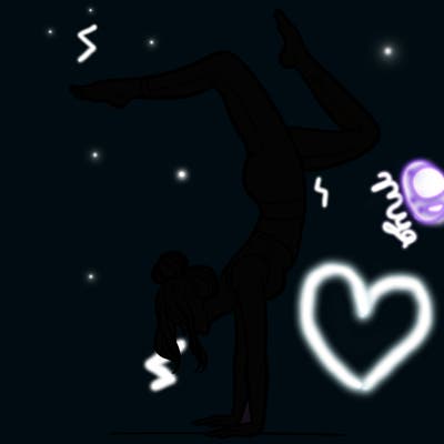 a woman doing a handstand