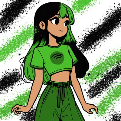 girl in a cute crop top