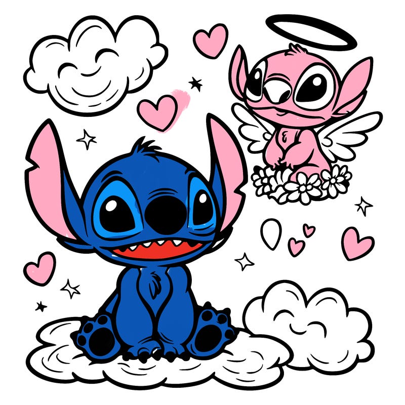 stitch and angel
